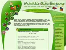 Tablet Screenshot of msbendova.cz